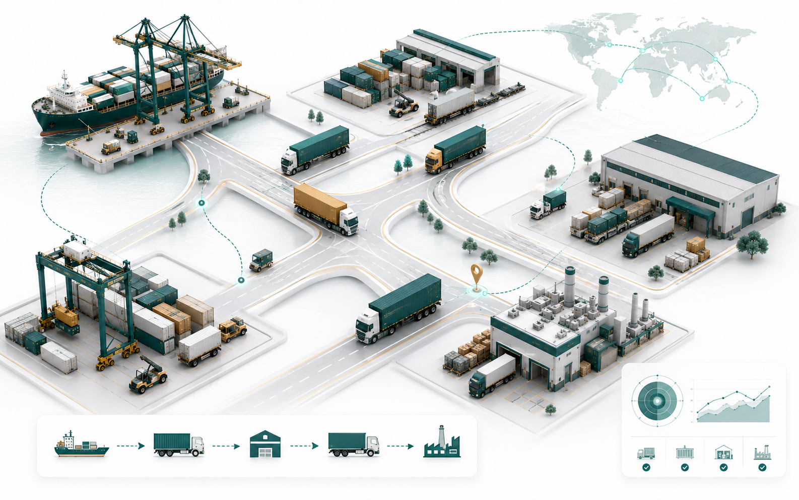 Container transportation and inland logistics services by MultiTransitEdge
