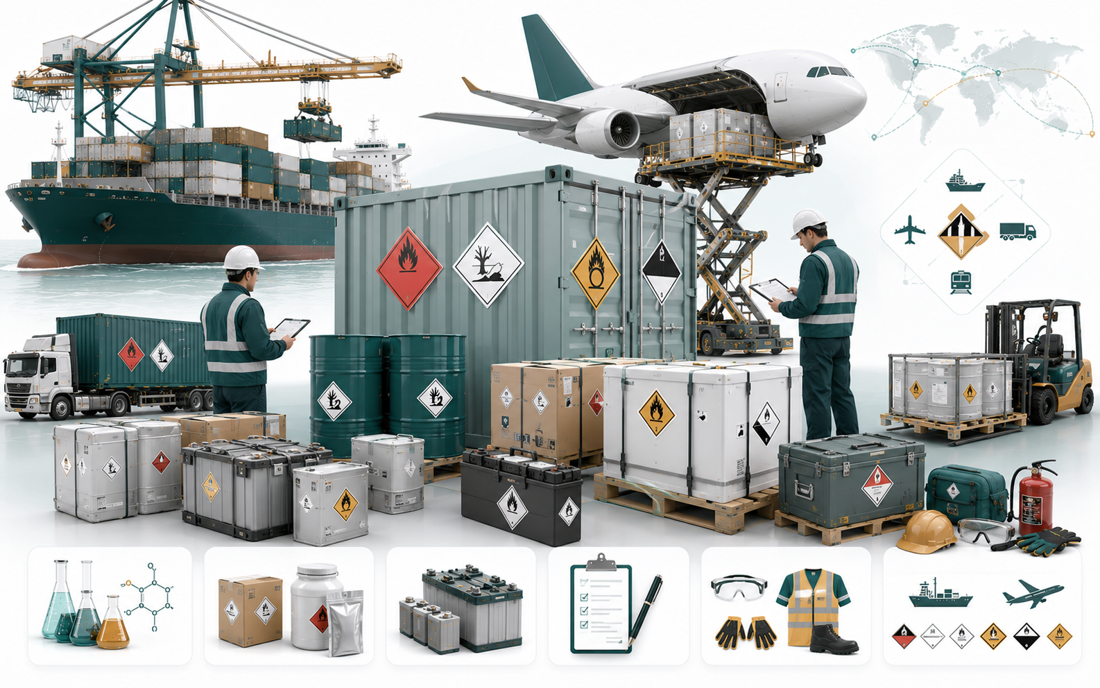 Dangerous goods cargo and hazardous materials shipping services by MultiTransitEdge