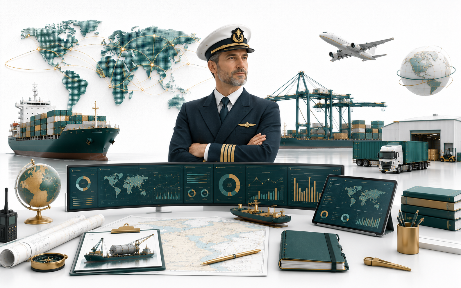 Leadership at MultiTransitEdge Global Shipping with maritime and freight forwarding experience
