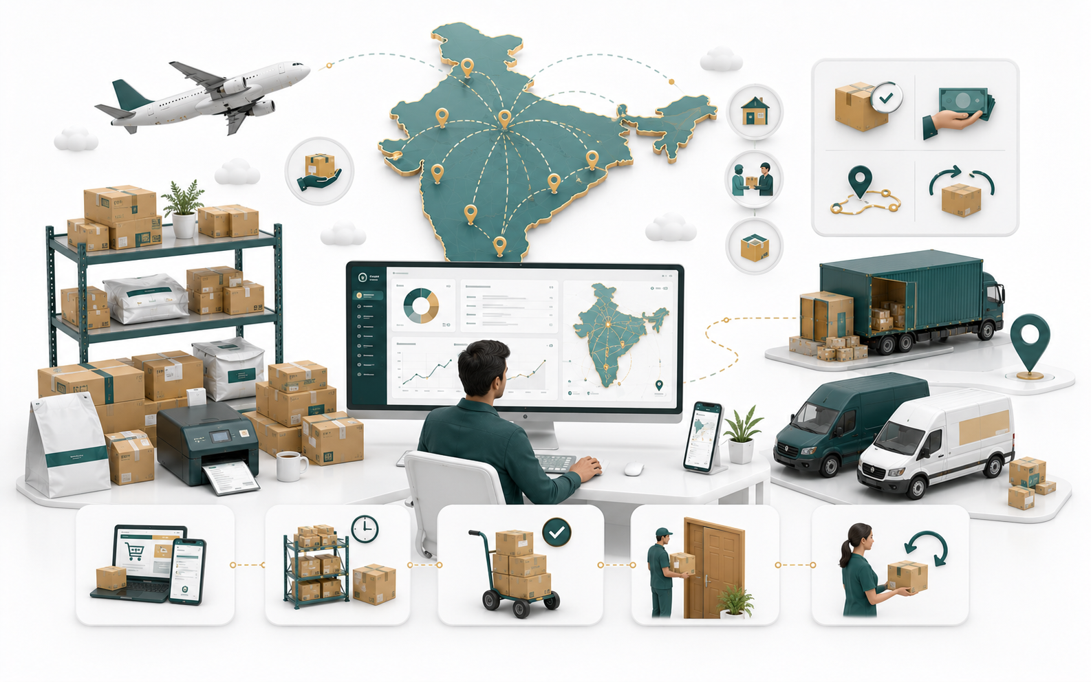 MultiTransitEdge multi courier ecommerce shipping platform with pan India parcel delivery